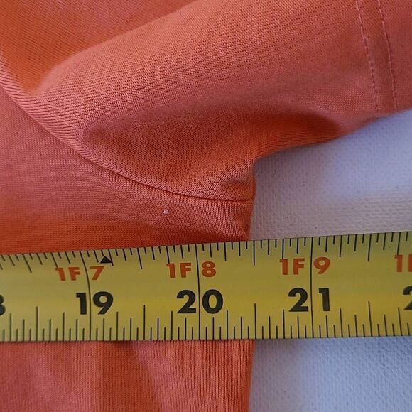 Nike Tee Womens Orange Dri Fit Short Sleeved T Shirt - Picture 5 of 9